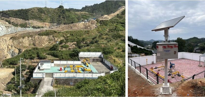 新建瑞梅铁路临近燃气管道爆破安全监测