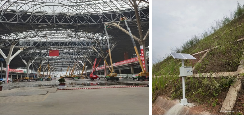 新建渝黔铁路重庆东站爆破振动监测项目