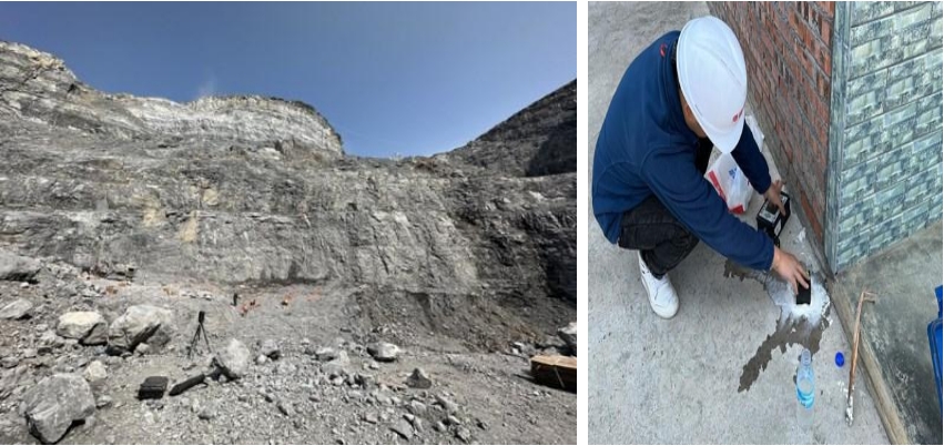 七星关区撒拉溪镇钱盛采石场矿山爆破振动检